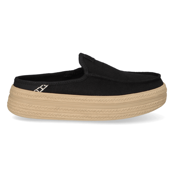 Austin Lift Espadrille Woven Damen Slip-ons Black