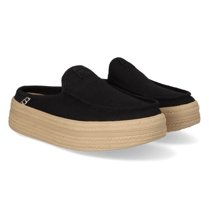 Austin Lift Espadrille Woven Damen Slip-ons Black