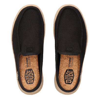 Austin Lift Espadrille Woven Damen Slip-ons Black
