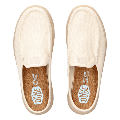 Austin Lift Espadrille Woven Damen Slip-ons Egret