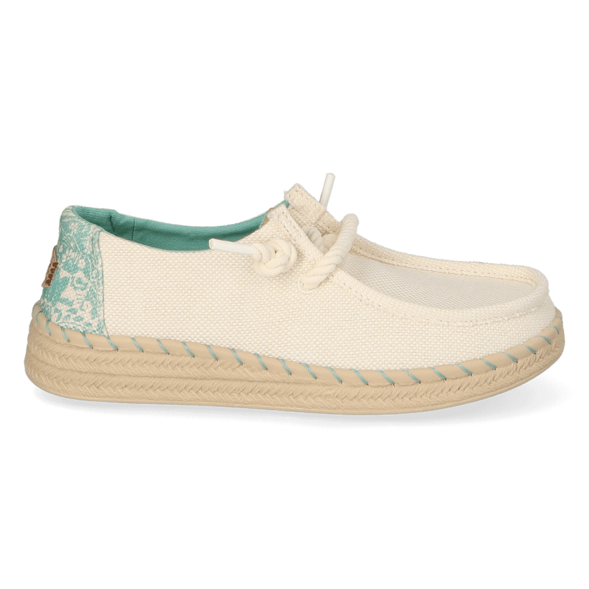 Wendy Espadrille Hibiscus Damen Halbschuhe Egret/Multi