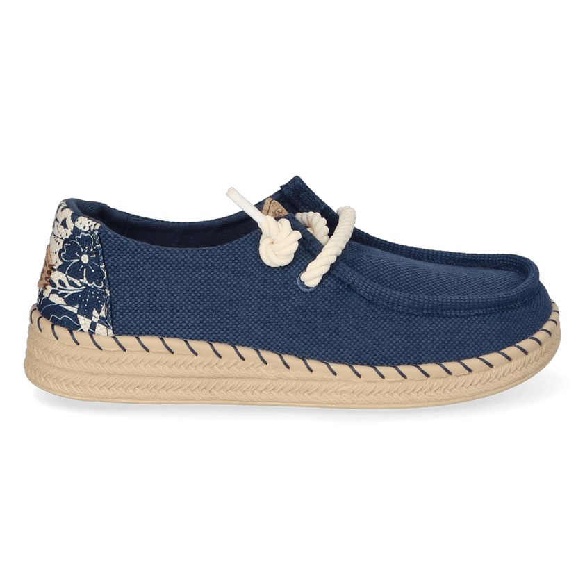 Wendy Espadrille Hibiscus Damen Halbschuhe Ensign Blue/Multi