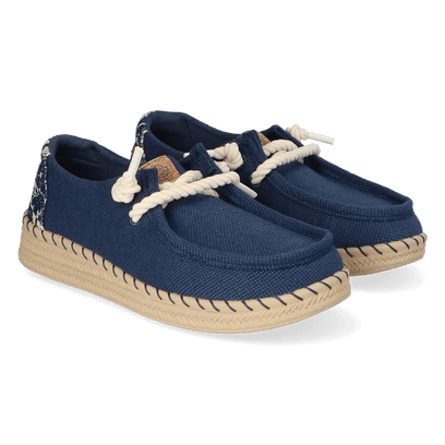 Wendy Espadrille Hibiscus Damen Halbschuhe Ensign Blue/Multi