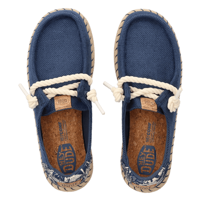 Wendy Espadrille Hibiscus Damen Halbschuhe Ensign Blue/Multi
