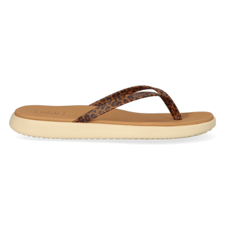 Maui Breeze Flip Damen Zehentrenner Tan Leopard