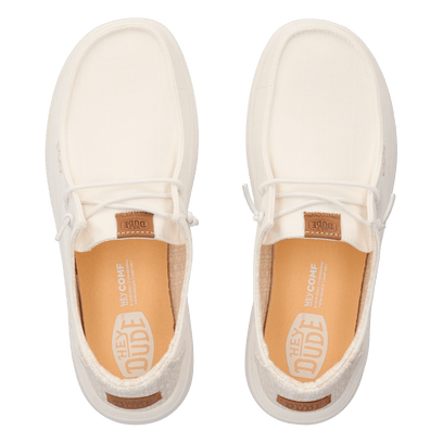 Wendy Rise Chambray Grid Damen Halbschuhe Snow White