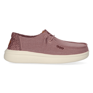 Wendy Rise Chambray Grid Damen Halbschuhe Rose Purple