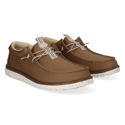 Wally Mesh Neutrals Herren Halbschuhe Malt Brown/Multi