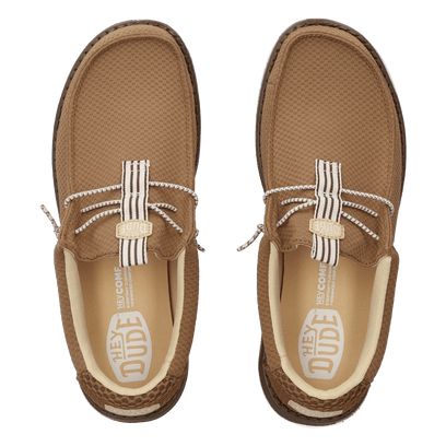Wally Mesh Neutrals Herren Halbschuhe Malt Brown/Multi