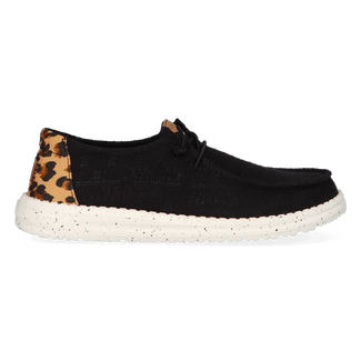 Wendy Wildcat Damen Halbschuhe Black/Leopard