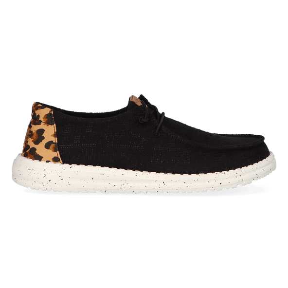 Wendy Wildcat Damen Halbschuhe Black/Leopard