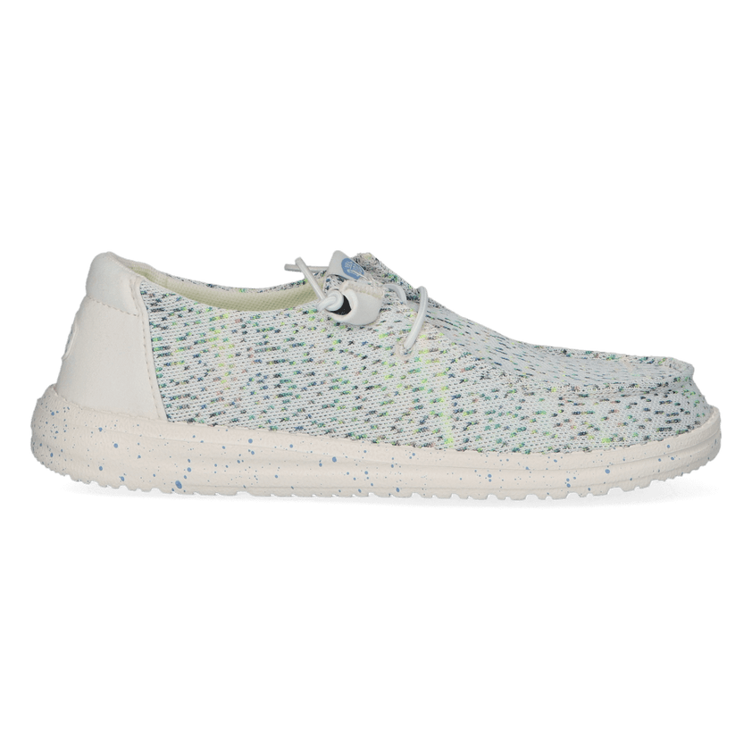 Wendy Stretch Speckle Damen Halbschuhe White/Multi