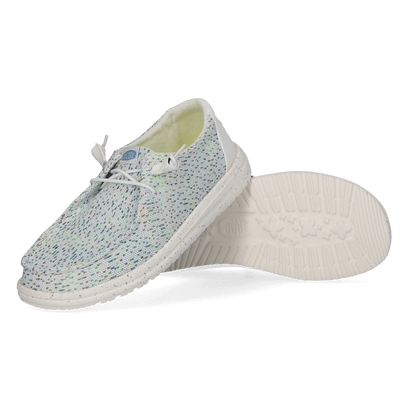 Wendy Stretch Speckle Damen Halbschuhe White/Multi