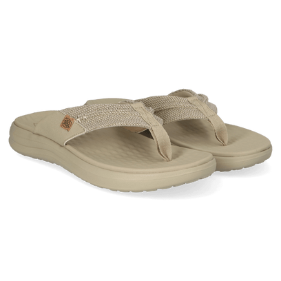 Finn Flip Braided Herren Zehentrenner Tan