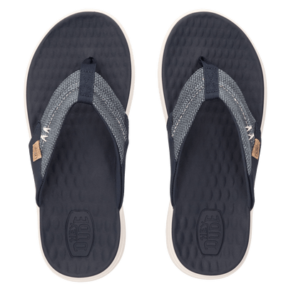 Finn Flip Braided Herren Zehentrenner Navy