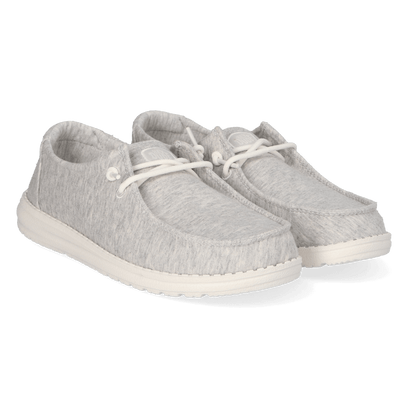 Wendy Stretch Jersey Damen Halbschuhe Light Grey