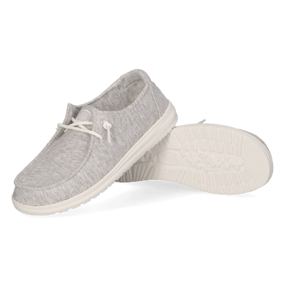 Wendy Stretch Jersey Damen Halbschuhe Light Grey