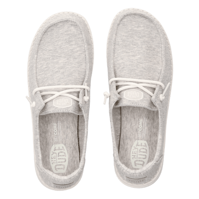 Wendy Stretch Jersey Damen Halbschuhe Light Grey