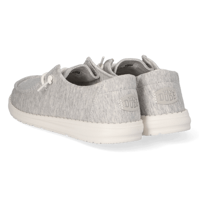Wendy Stretch Jersey Damen Halbschuhe Light Grey