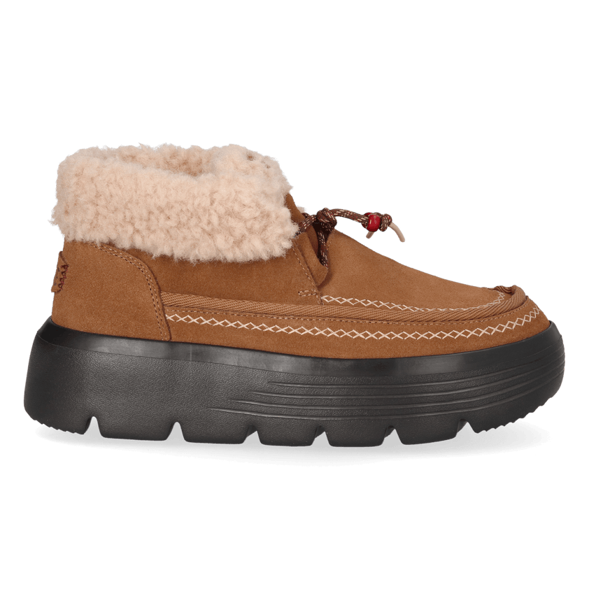 Austin Edge Lounge Damen Wildleder-Boots Cognac