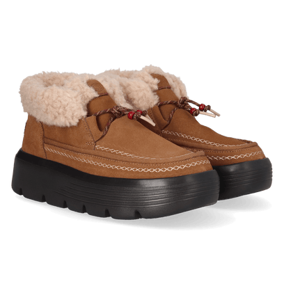 Austin Edge Lounge Damen Wildleder-Boots Cognac