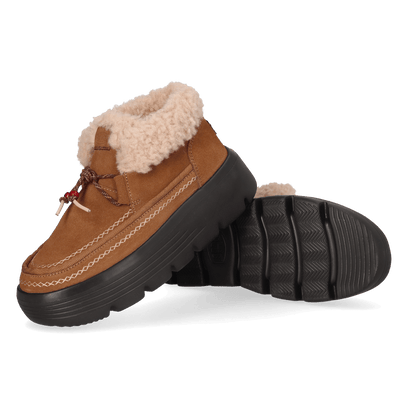 Austin Edge Lounge Damen Wildleder-Boots Cognac