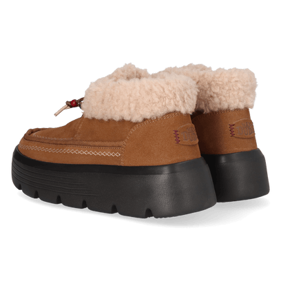 Austin Edge Lounge Damen Wildleder-Boots Cognac