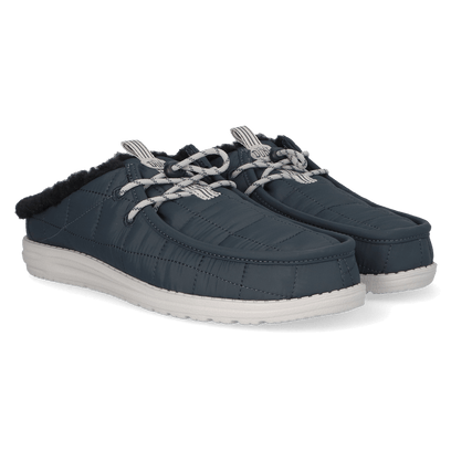 Wally Slip Camp Nylon Herren Slipper Dark Slate/Micro Chip
