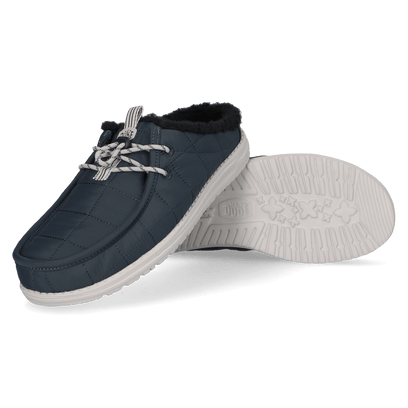 Wally Slip Camp Nylon Herren Slipper Dark Slate/Micro Chip