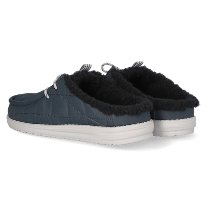 Wally Slip Camp Nylon Herren Slipper Dark Slate/Micro Chip