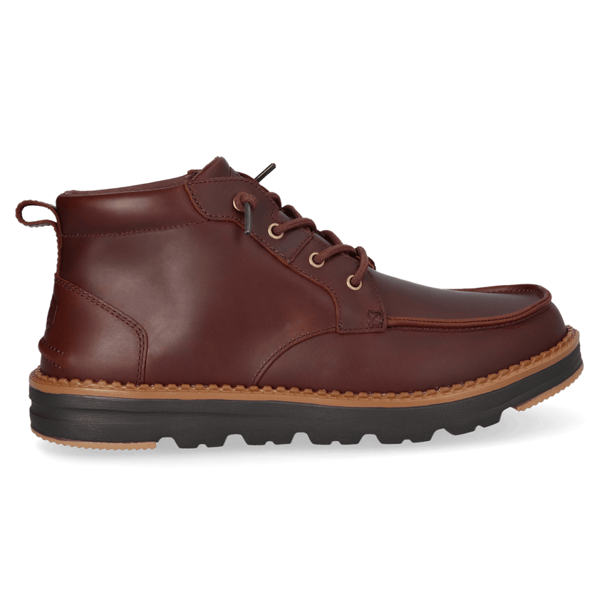 Flint Boot Leather Herren Boots Argan Oil/Chocolate Torte