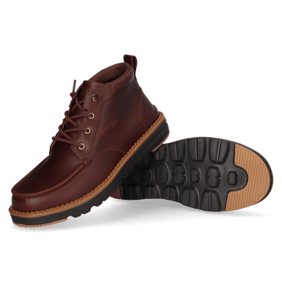 Flint Boot Leather Herren Boots Argan Oil/Chocolate Torte