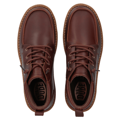 Flint Boot Leather Herren Boots Argan Oil/Chocolate Torte