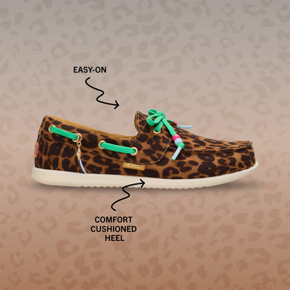 Harbor Lo Breeze Premium Damen Loafer Leopard