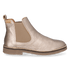 Isa-AT Damen Leder Chelsea Boots Plati