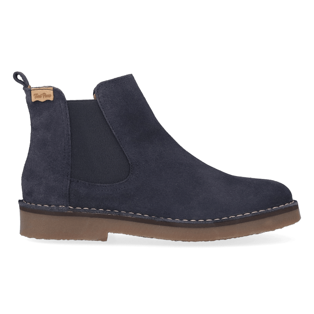 Isa-SY Damen Wildleder Chelsea Boots Ocean