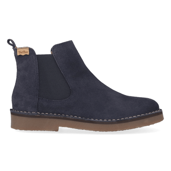 Isa-SY Damen Wildleder Chelsea Boots Ocean