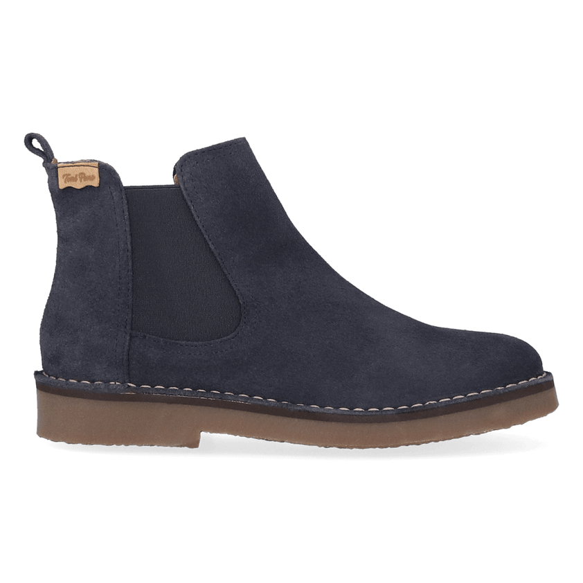 Isa-SY Damen Wildleder Chelsea Boots Ocean