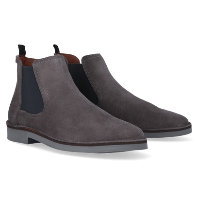 Jan-SY Herren Chelsea Boots Gris