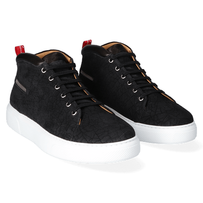 Eastwood Herren Sneaker Nubuck Cleft Black