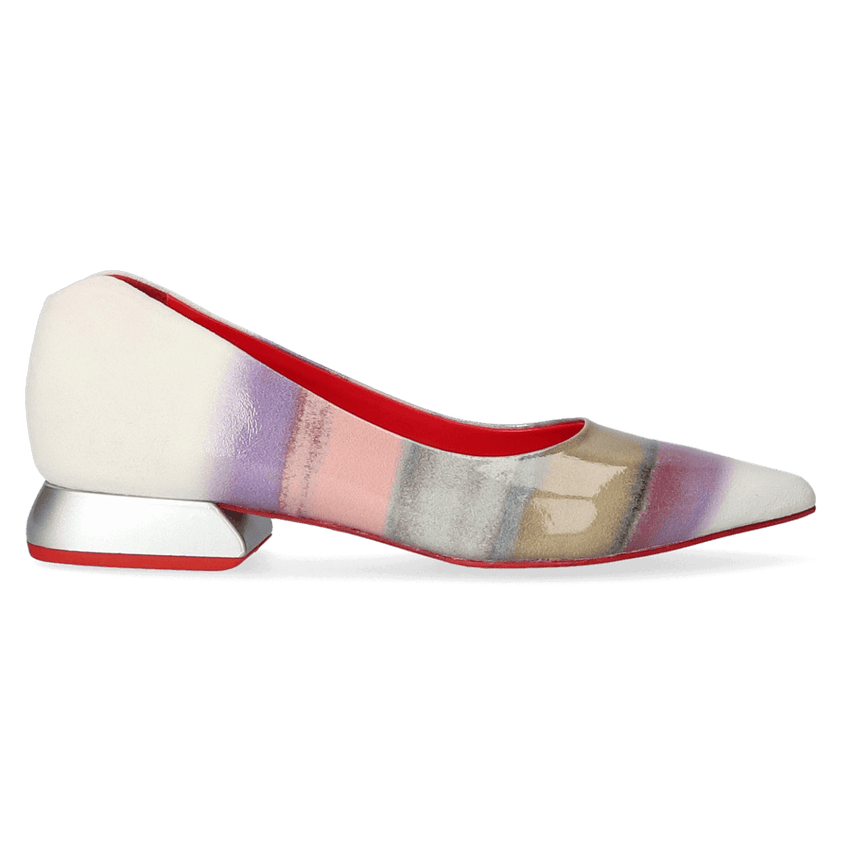 Labio Damen Flats Pagos Multicolour White