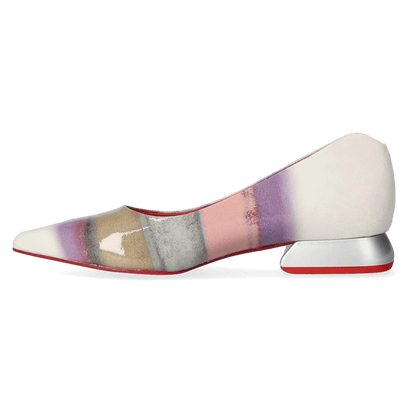 Labio Damen Flats Pagos Multicolour White