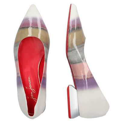 Labio Damen Flats Pagos Multicolour White