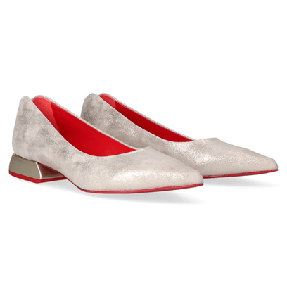 Labio Damen Flats Vilian Platinum