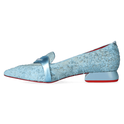 Bello Damen Flats Butier Sky Blue