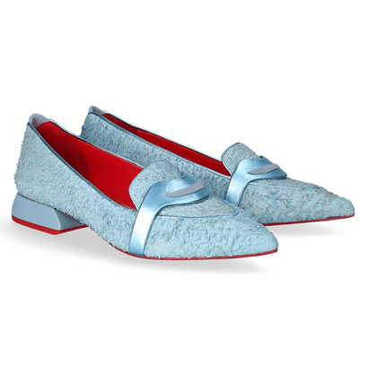 Bello Damen Flats Butier Sky Blue