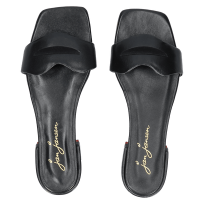 Cupido Damen Pantoletten Sheep Black