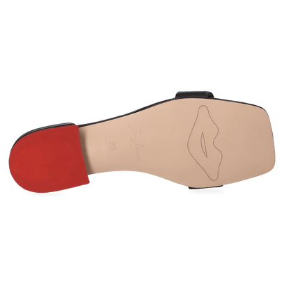 Cupido Damen Pantoletten Sheep Black
