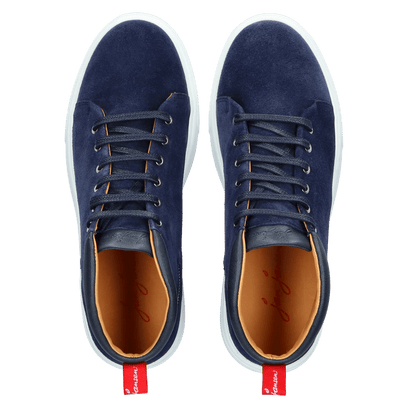 Eastwood Herren Sneaker Camoscio Blue