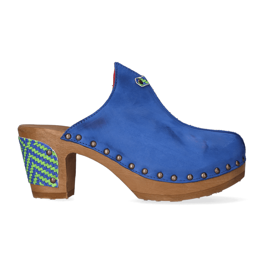 Woodpecker Damen Clogs Blue Venere
